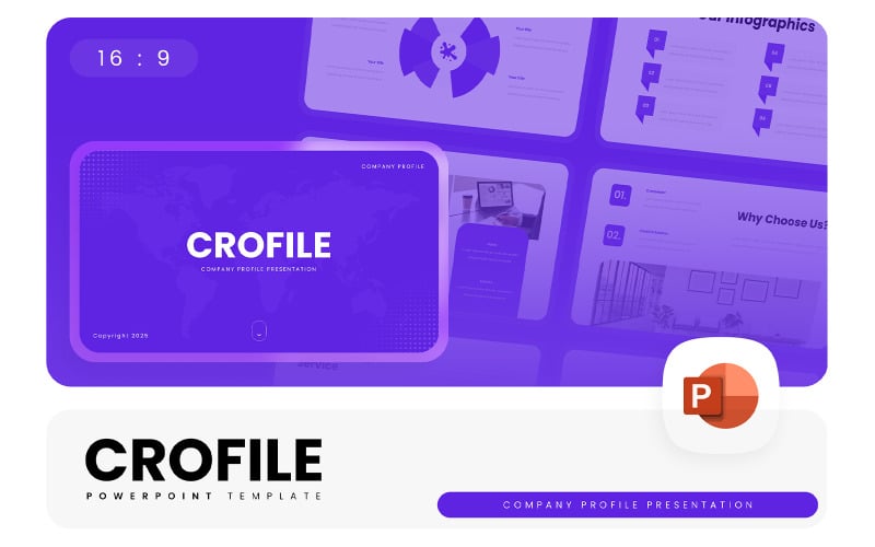 Crofile – Company Profile PowerPoint Template