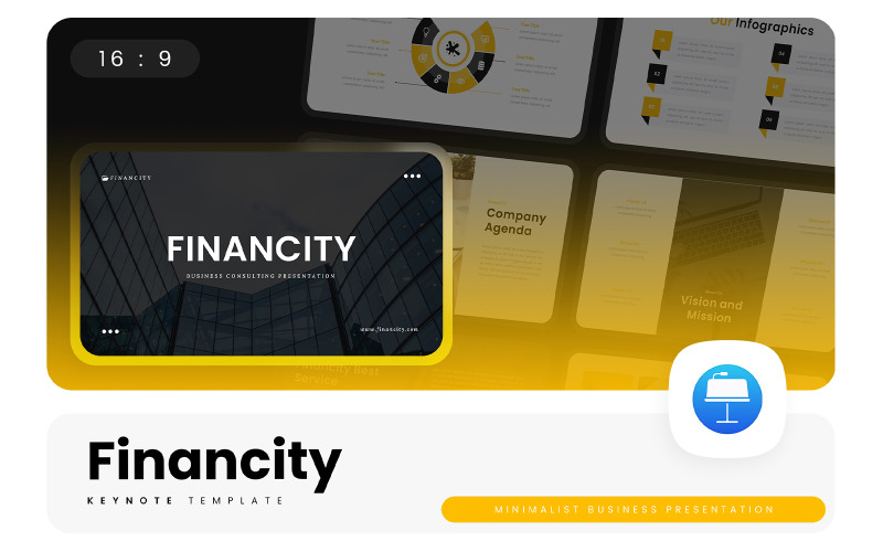 Financity – Modelo de apresentação de perfil da empresa