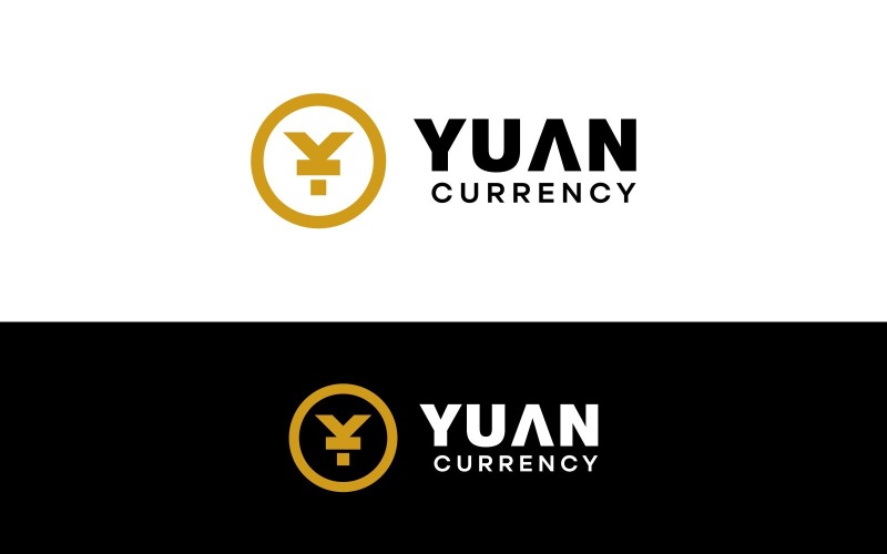 Yuan Coin Money Currency Logo