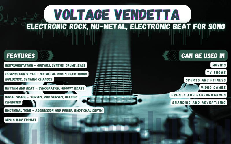 Voltage Vendetta - elektronický rock, nu-metal, elektronický rytmus pro píseň