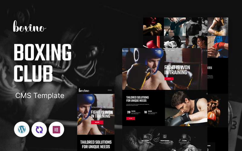 Boxino - Boksclub Multifunctioneel Responsief WordPress Thema