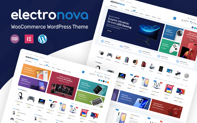 ElectroNova - WooCommerce WordPress-thema