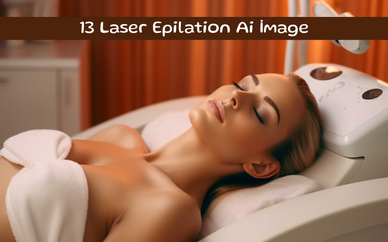 Laser Epilation AI Image.