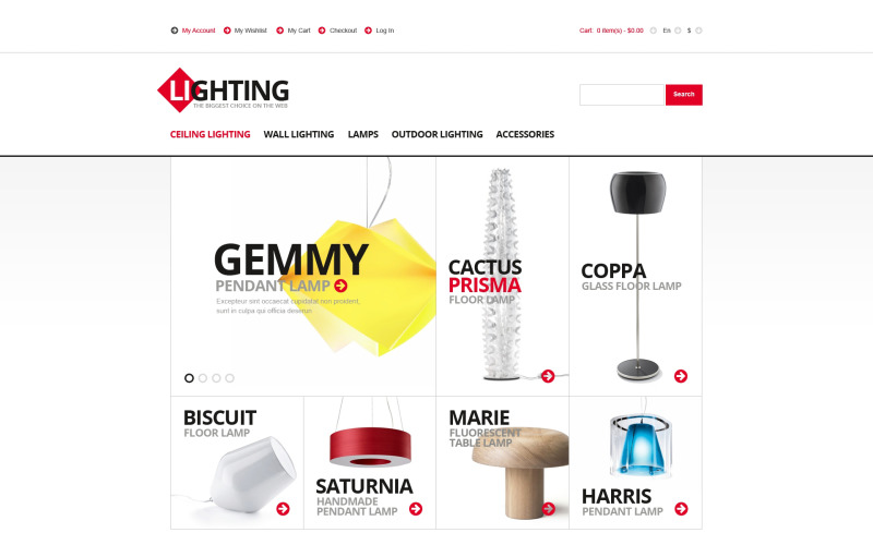 Wohnkultur Responsive Magento Theme