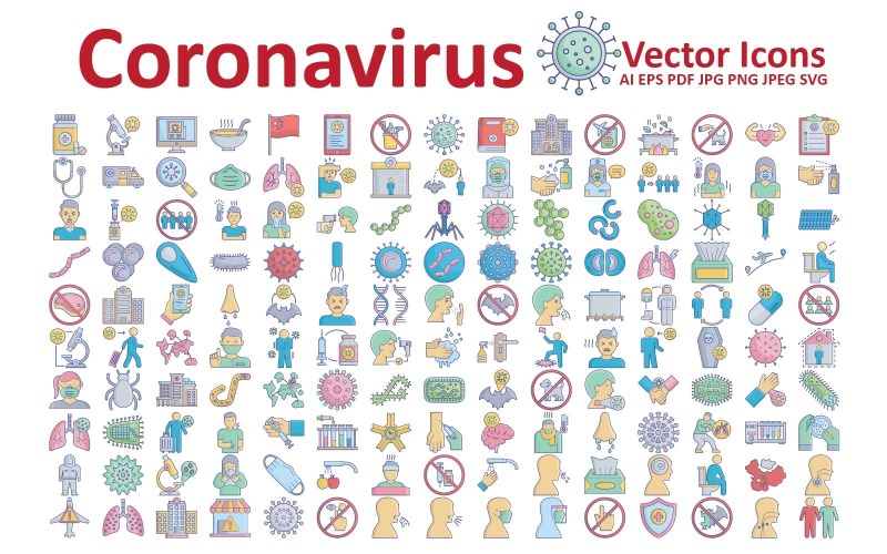 Icônes du coronavirus : des outils visuels pour la sensibilisation et la sécurité