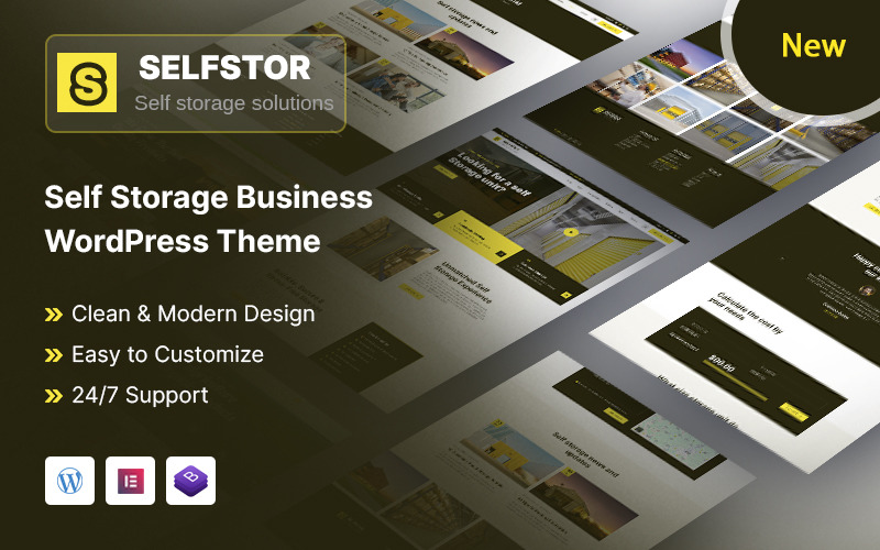 Selfstore - WordPress тема для бизнеса и компании по переезду с самообслуживанием