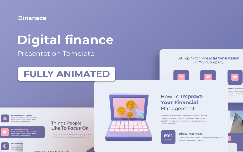 Dinance - PowerPoint-Präsentation zu digitalen Finanzen