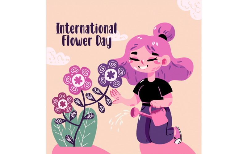 Ілюстрація для International Flower