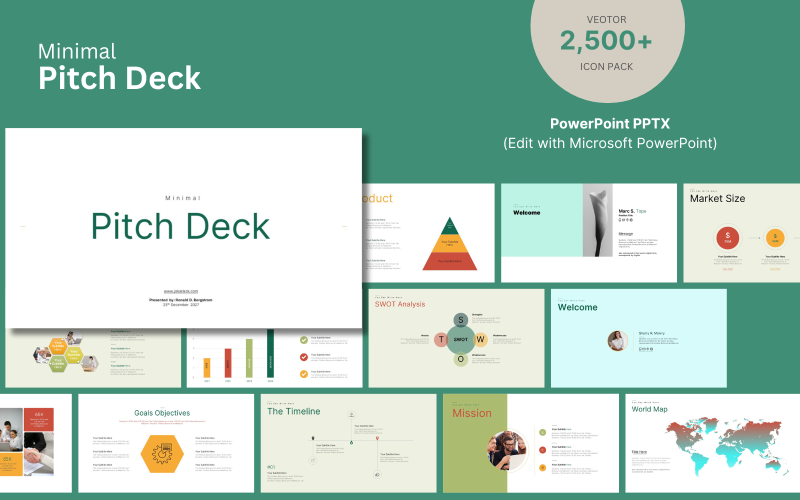 Presentazione PowerPoint di Pitch Deck.