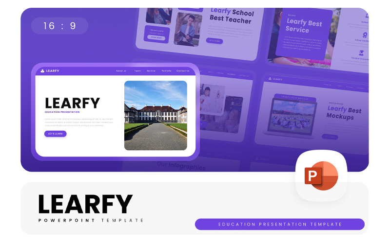 Learfy – Education PowerPoint Template