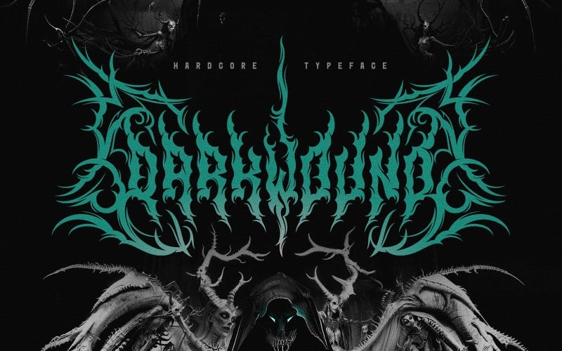 Darkwound - Hardcore Font