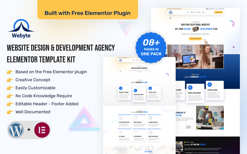 Webite - Agenzia di progettazione e sviluppo di siti web Elementor Template Kit