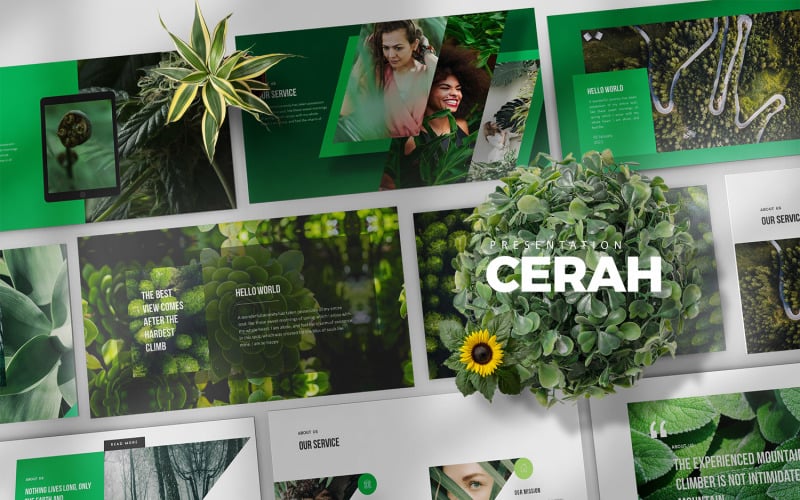 Cerah PowerPoint Presentation