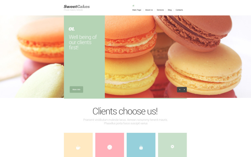 Modello Drupal di Sweet Shop