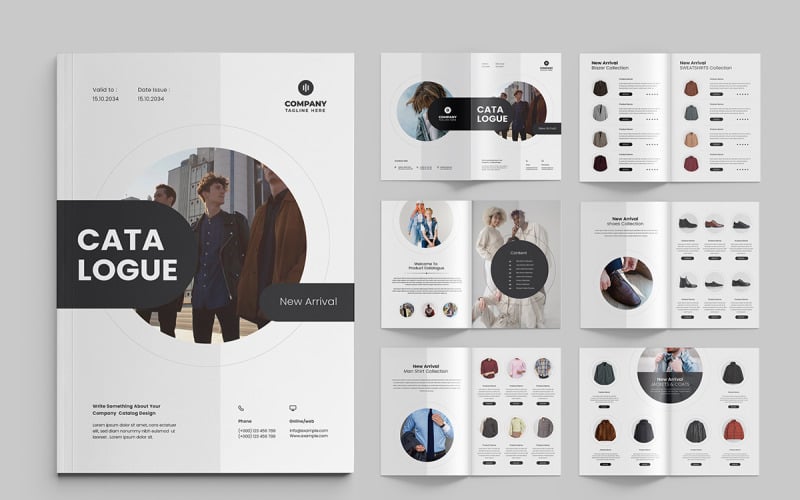 Multipurpose product catalog template Product catalog design