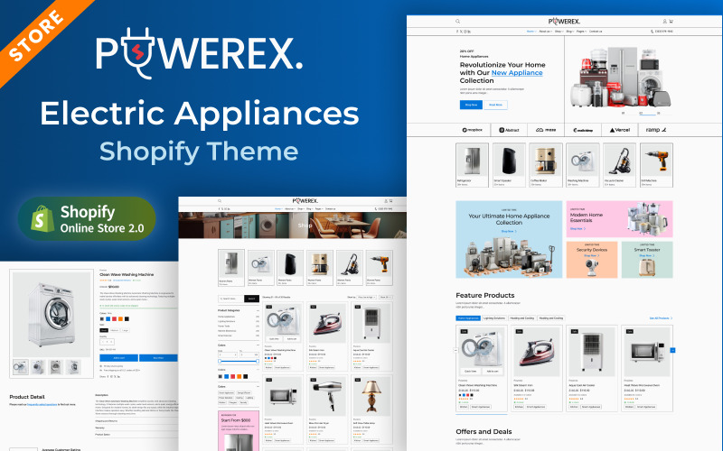 Powerex - El- och elektronikbutik Shopify Theme 2.0