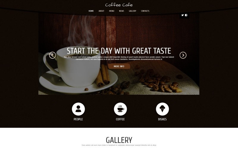 Modello Joomla Coffee for Freshness