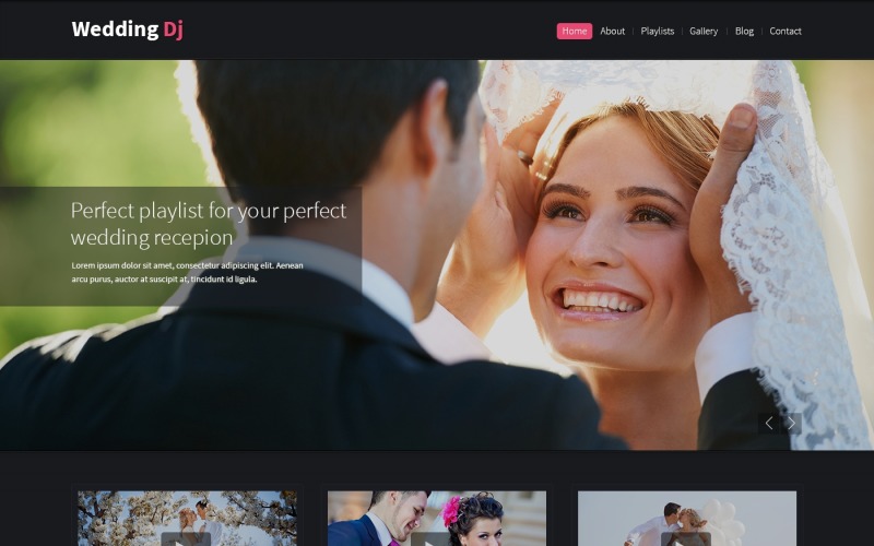 Wedding Planner Drupal-sjabloon