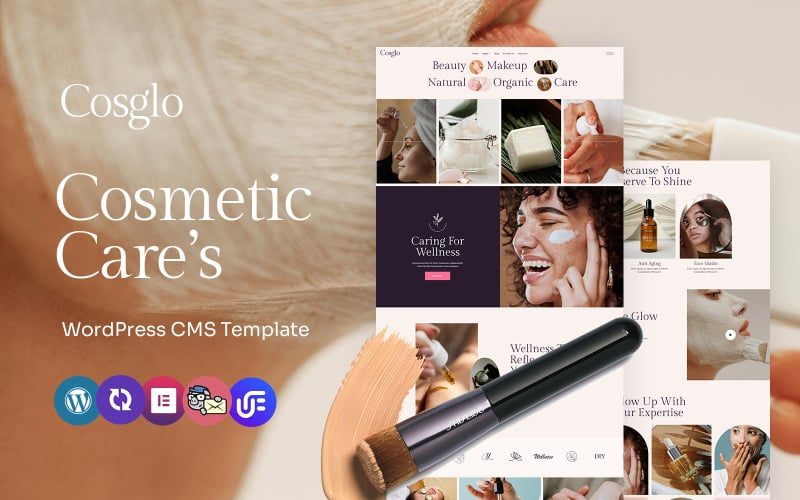 Cosglo - Cosmetics And Beauty Care Multipurpose WordPress Elementor Theme