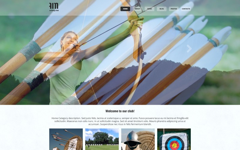 Archery Responsive Joomla Template