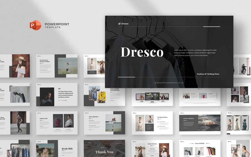 Dresco - Fashion & Clothing Powerpoint Template