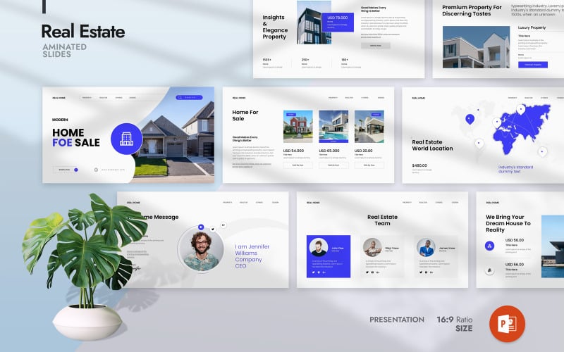 Home Sale Real Estate Presentation Template