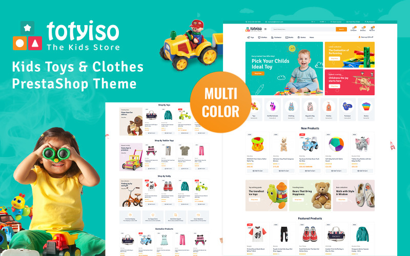 Totyiso - Çocuk Oyuncakları ve Giysi Mağazası Prestashop Teması