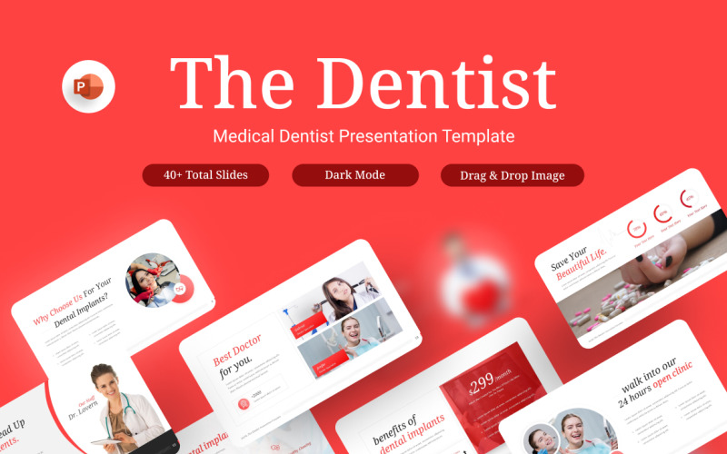 The Dentist Medical PowerPoint Template