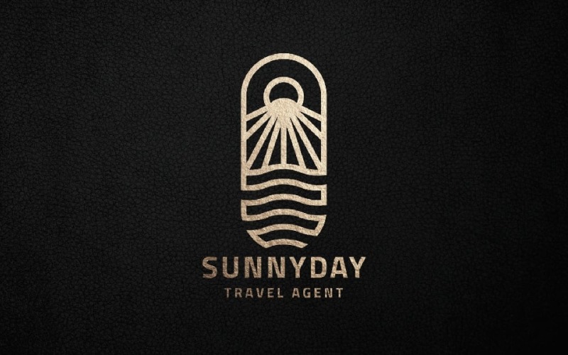 Sunny Day Seyahat Acentesi Profesyonel Logosu