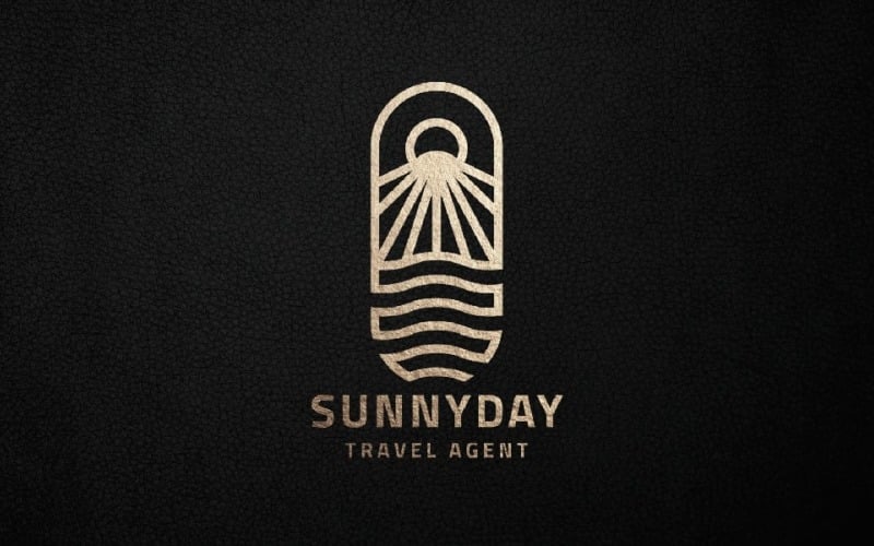 Sunny Day Travel Agent Professional Logo