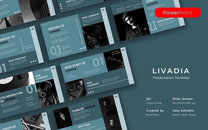 Livadia – Modèle PowerPoint pour entreprise