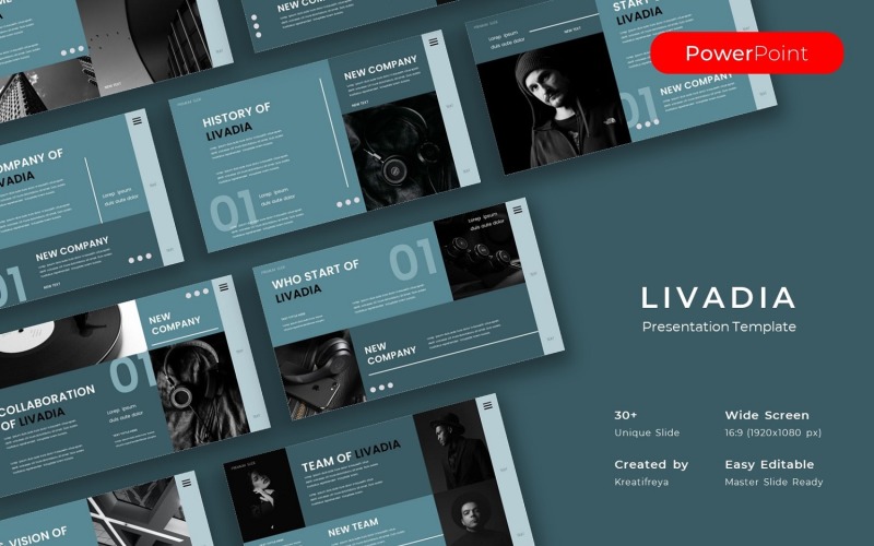 Livadia – PowerPoint-mall för företag