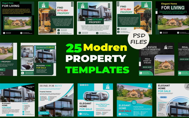 25 publications modifiables sur les réseaux sociaux pour les agents immobiliers