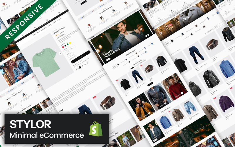 Stylor - Loja de roupas e moda masculina Shopify Theme