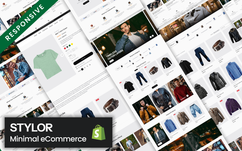 Stylor – Shopify-Theme für Herrenbekleidungs- und Modegeschäfte