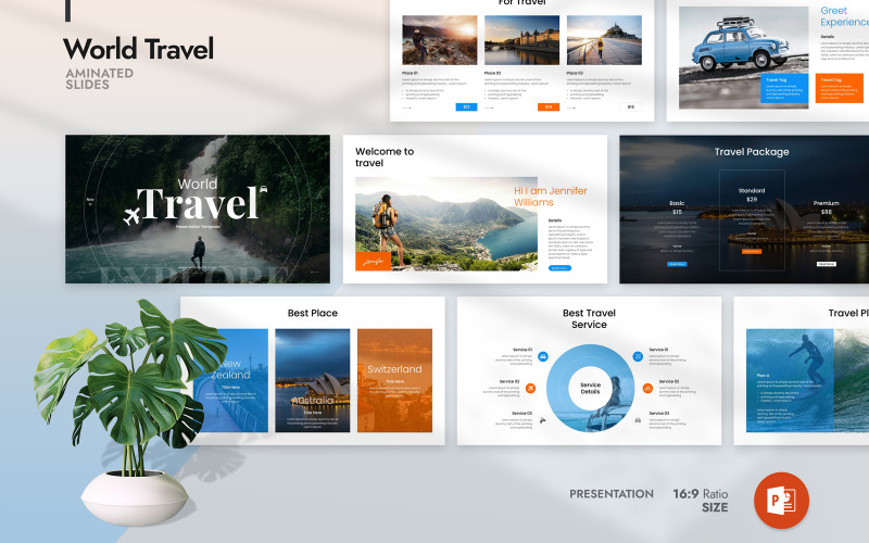 World Travel Presentation Template