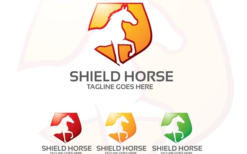 Shield Horse - Logo Template