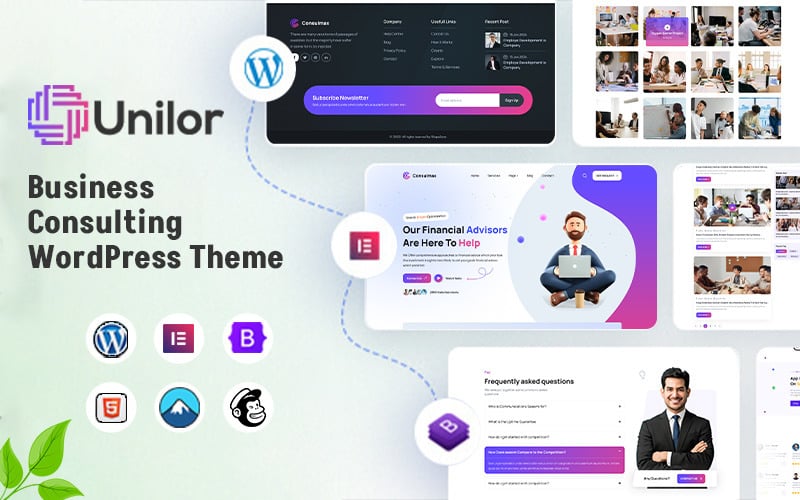 Unilor - Business Consulting & IT Agency WordPress Theme