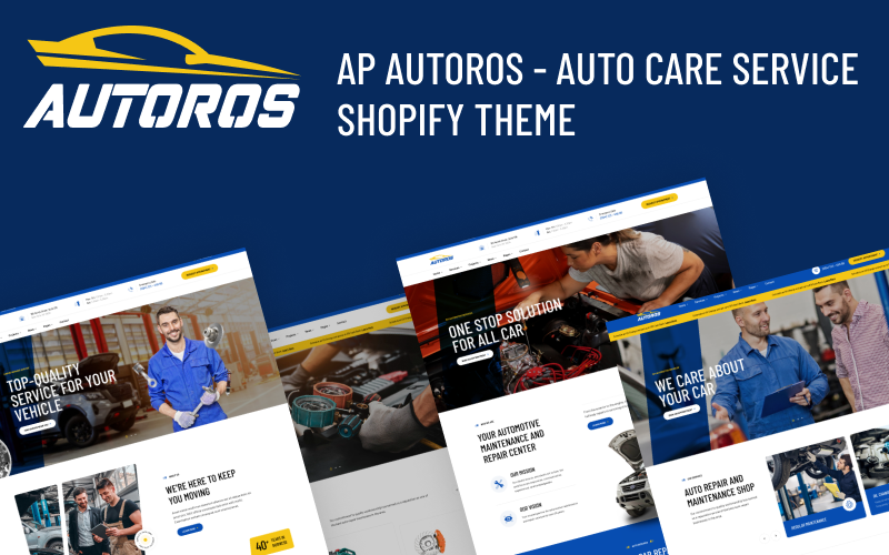 Ap Autoros - Tema Shopify para serviço de cuidados automotivos