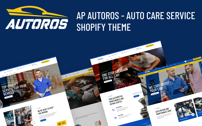 Ap Autoros - Thème Shopify pour le service d'entretien automobile