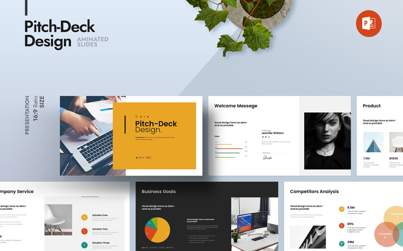 Digital Pitch Deck PowerPoint Presentation