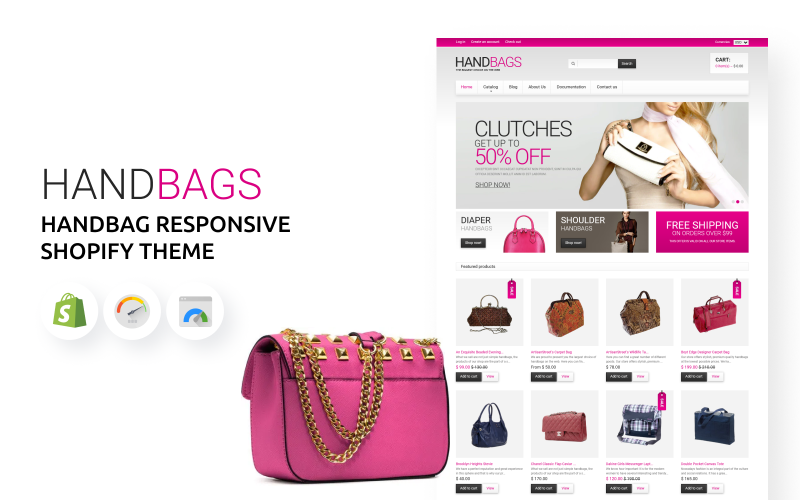 Handbag Store 响应 Shopify Theme
