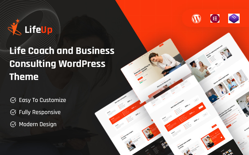 Lifeup – Tema de WordPress para coaches de vida y consultoría empresarial