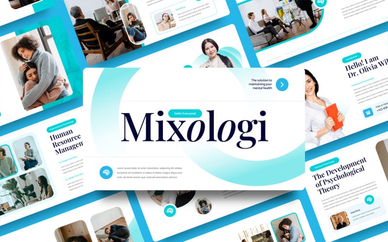 Mixologi - Psychology PowerPoint Template