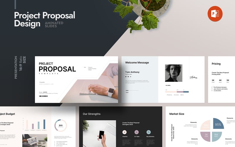 Business Project Proposal PowerPoint Presentation Layout