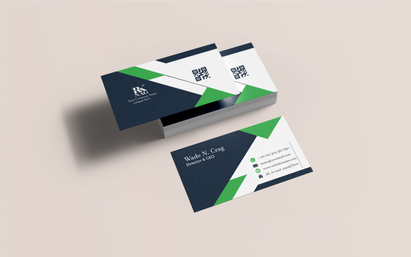 Corporate and personal business card design