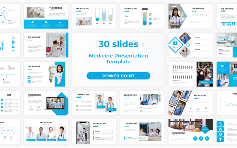 Modello di presentazione di PowerPoint per la medicina