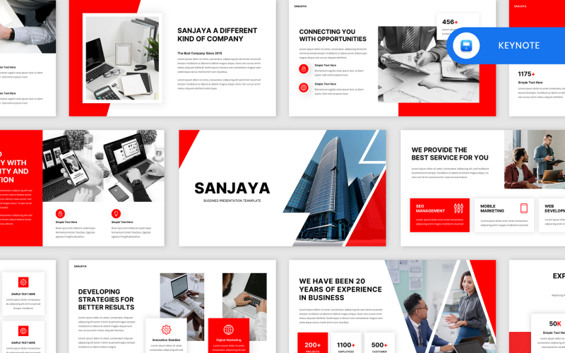 Sanjaya - Business Keynote Template