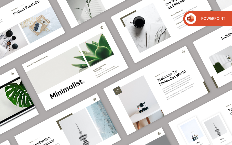 White - Minimalist PowerPoint Template