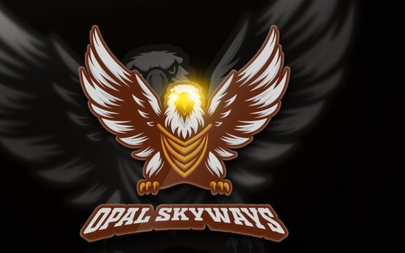 OPAL SKYWAYS logo Design Template